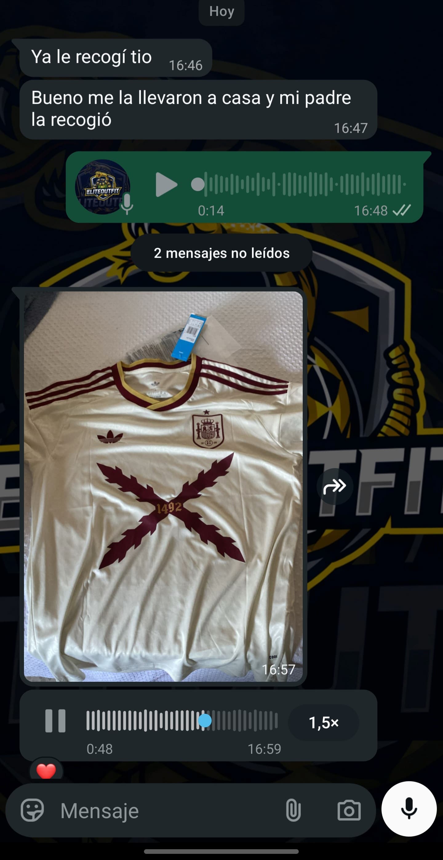 Reseña real 03 de Cliente de Elite Outfit