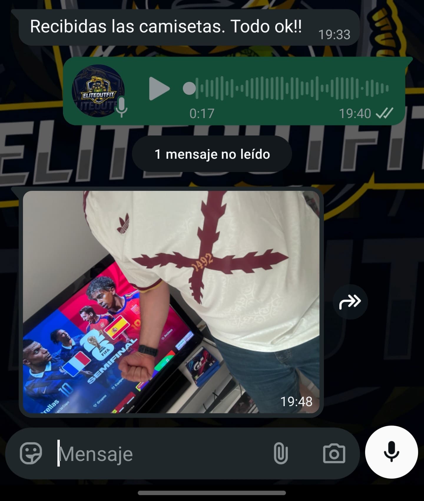 Reseña real 33 de Cliente de Elite Outfit