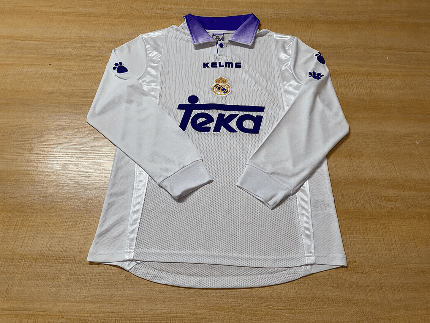 Camiseta Retro Real Madrid 1997/98 Local Manga Larga
