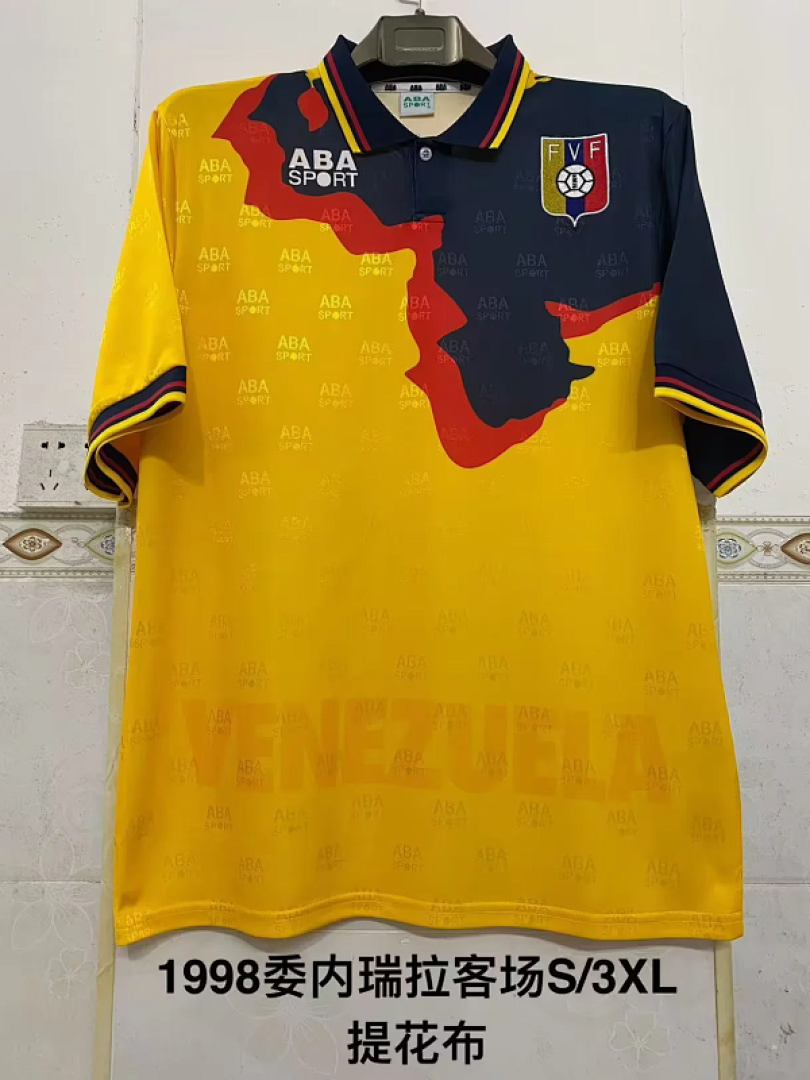 Camiseta Venezuela · Temporada 1998 · Visitante · Retro