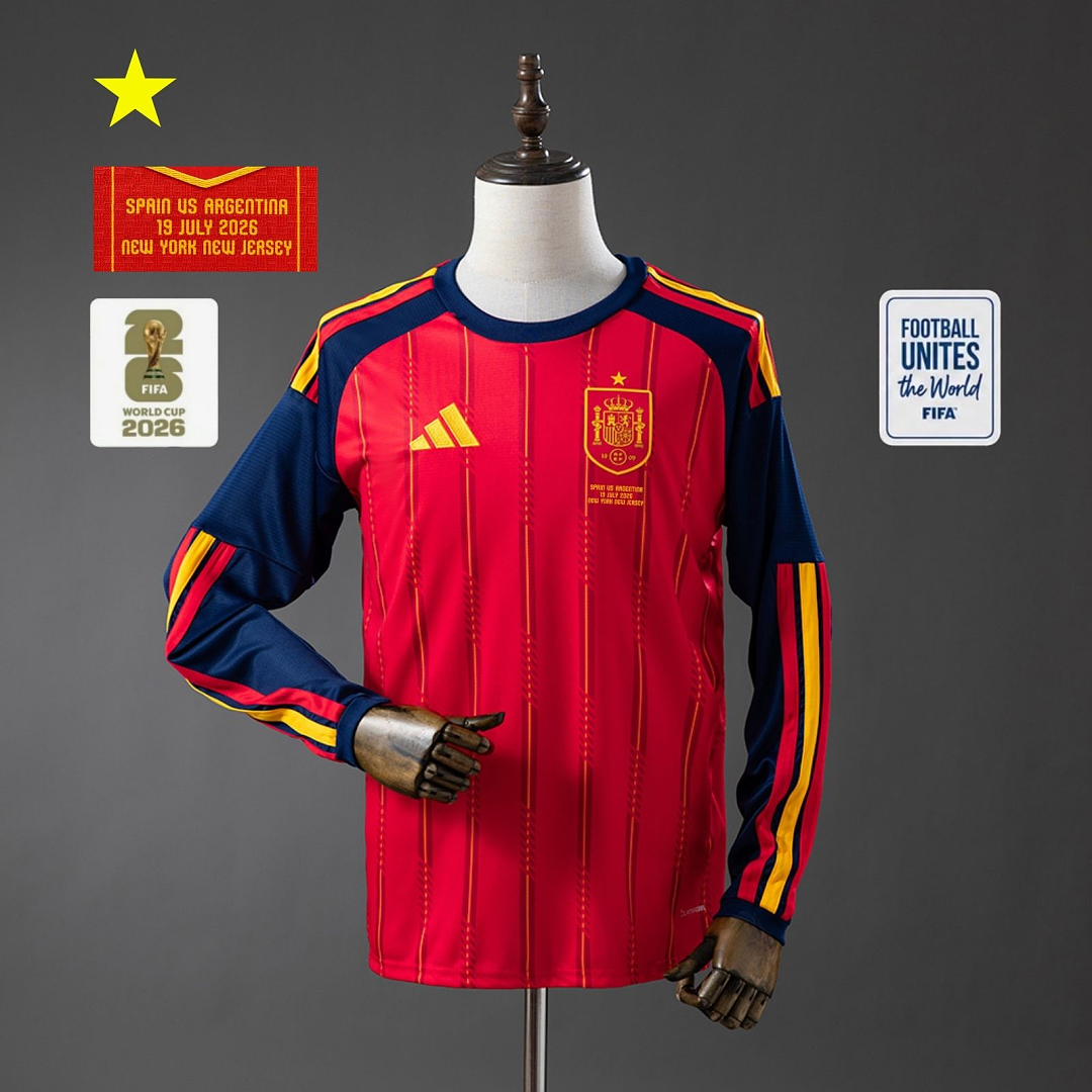 Camiseta España 2026 Local Manga larga 1⭐️