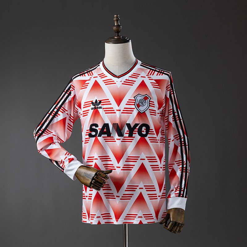 River Plate 92/93 Visitante Long-Sleeved Retro Jersey