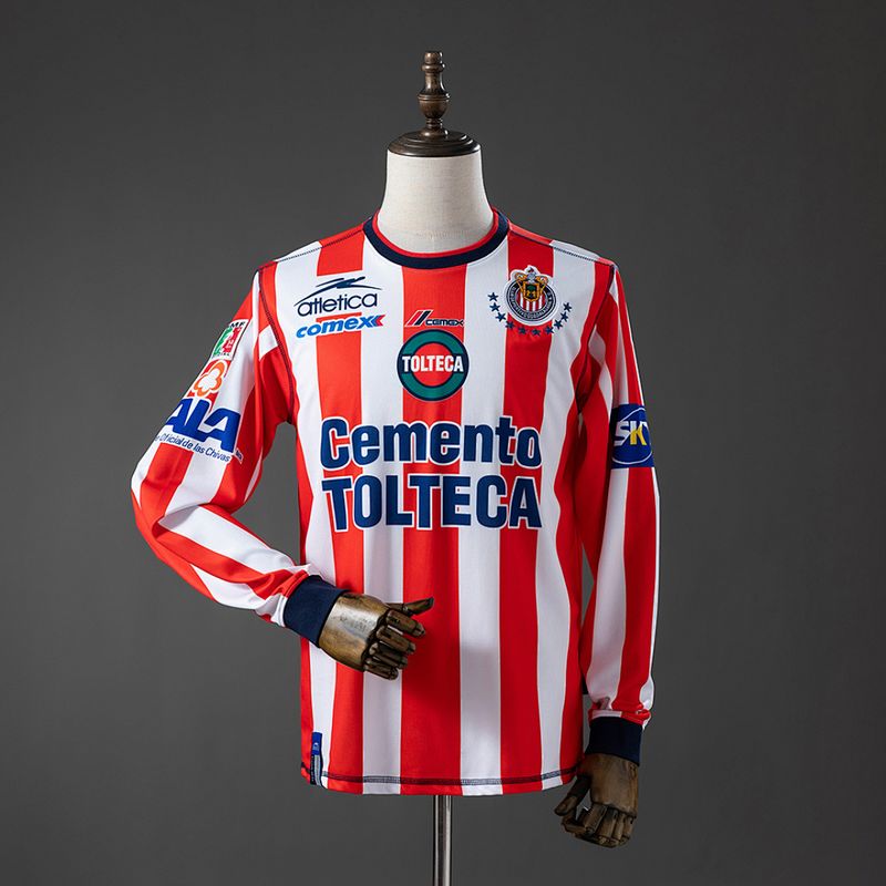 Chivas de Guadalajara 02/03 Local Long-sleeved Retro Jersey