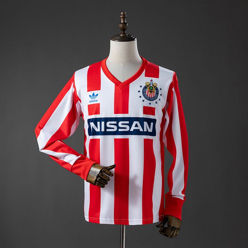 Chivas de Guadalajara 90/91 Local Long-sleeved Retro Jersey