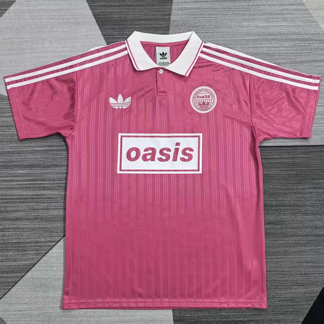 Oasis Team Manga corta Rosa y Blanco