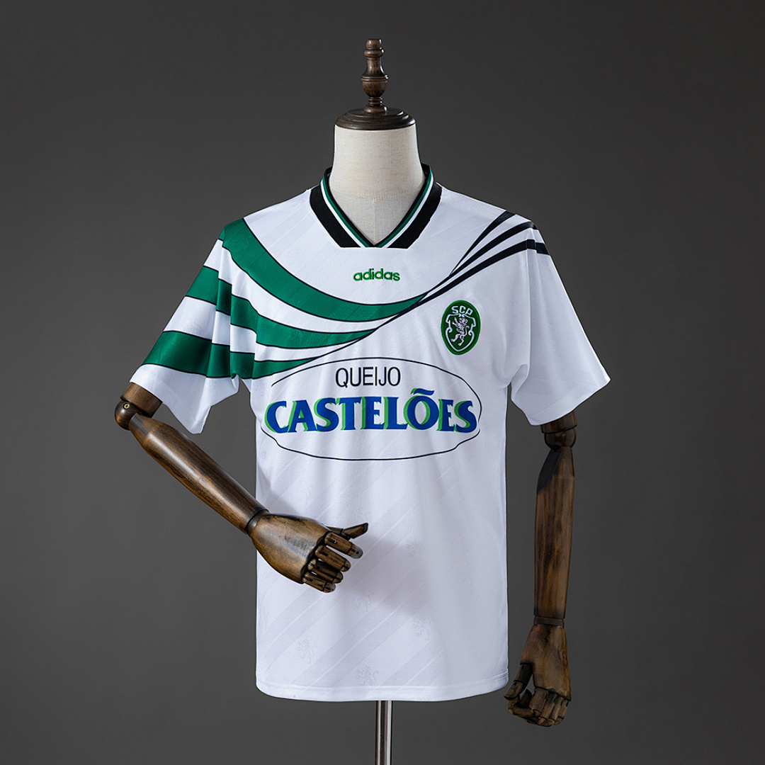 Camiseta Sporting CP · Temporada 1994/95 · Tercera equipación · Retro