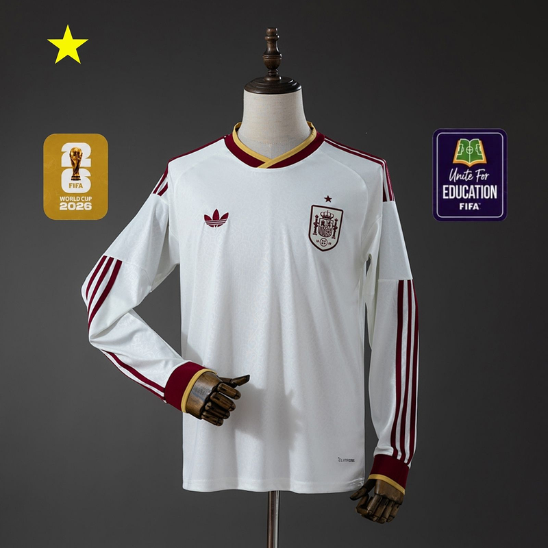Camiseta España 2026 Visitante Manga larga 1⭐️