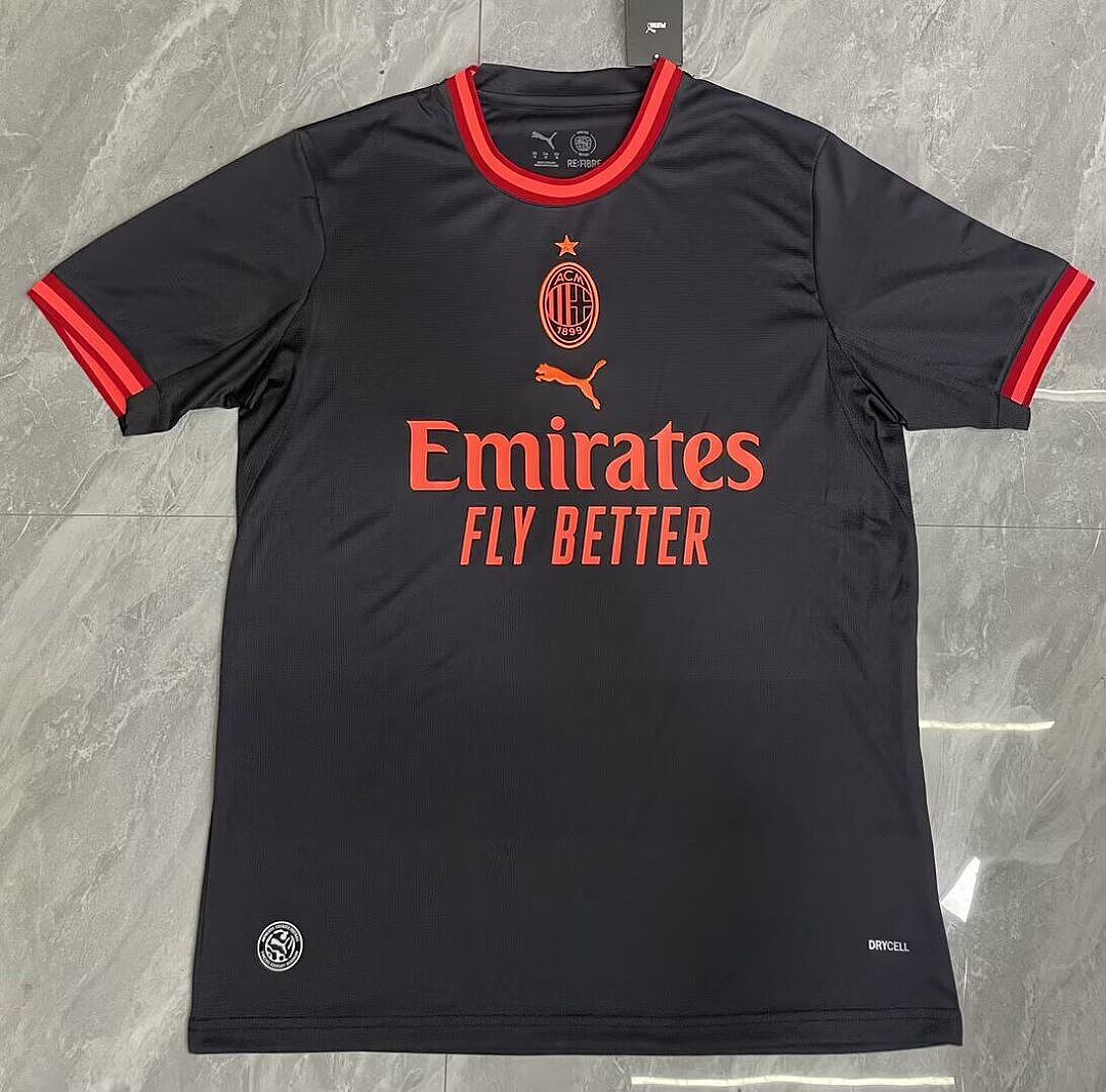 26/27 AC Milan black Visitante 3ª