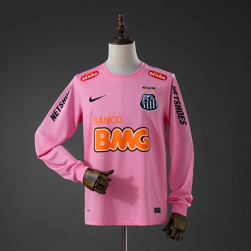 Camiseta Santos FC · Temporada 12/13 · Manga larga · Retro