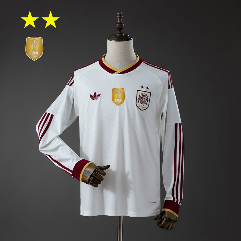 Camiseta España 2026 Visitante Manga larga 2⭐️⭐️