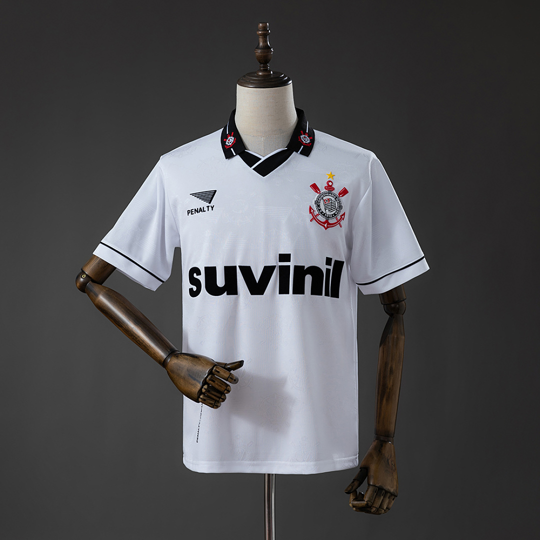 Camiseta Corinthians · Temporada 1995/96 · Local · Retro